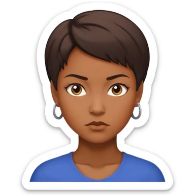 Empowered woman sticker