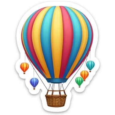 balloon travel  sticker