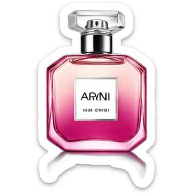 parfume armani sticker