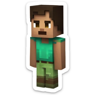 Minecraft characters sticker