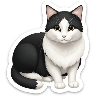 маленький озлобленный клоун в черно-белых тонах в маленькой шляпе-колпаке (никаких других цветов)

черно-белое лицо, черно-белые волосы sticker