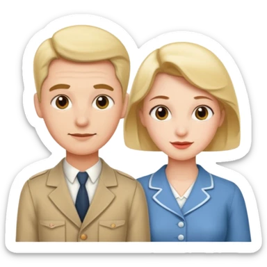 40대 주부,20~30대 1인가구 남여 sticker