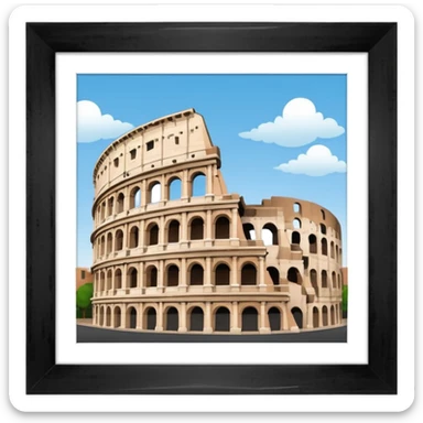 colosseum rome  emoji sticker