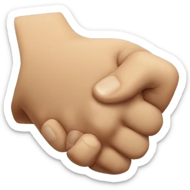 Fist bump  sticker