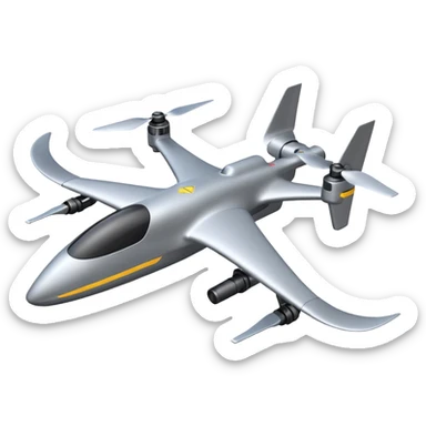 An uav drone which Targets a subsonic speed sticker