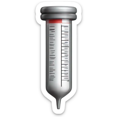 Overweight syringe sticker