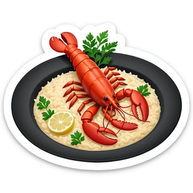 lobster risotto sticker