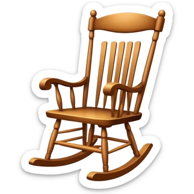 rocking chair sticker