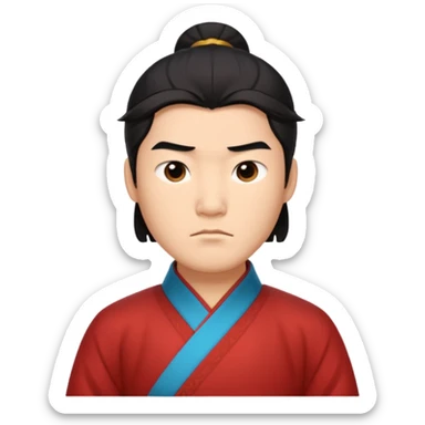 Li Shang from mulan  sticker