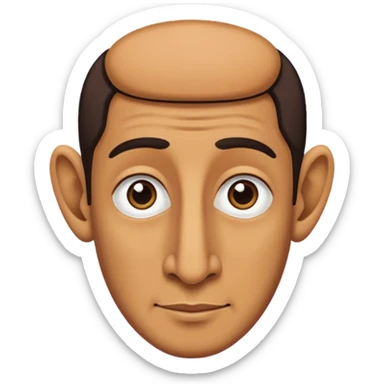 Jewish with super long nose sticker