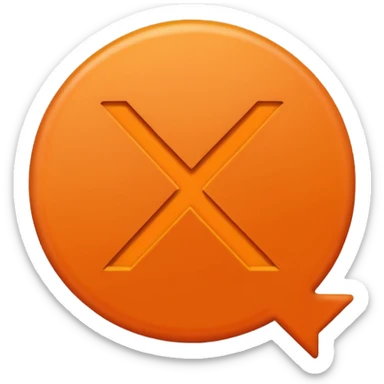 mach mir einen orangenen richtig hacken so wie der hier ✅ nur in orange sticker