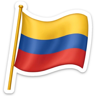 dame el emoji de la bandera de colombia sticker