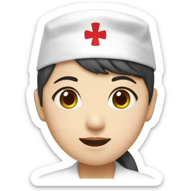 korea nurse sudent sticker