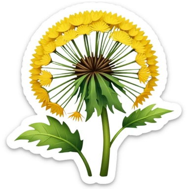 Dandelion plant  sticker