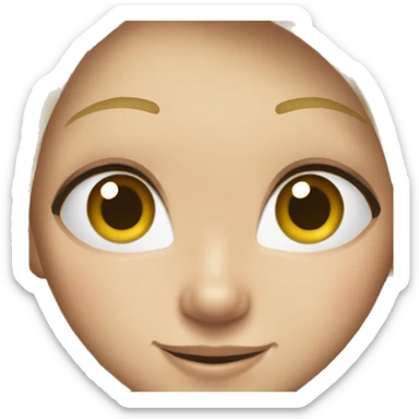 Blonde girl blue eyes soccer sticker