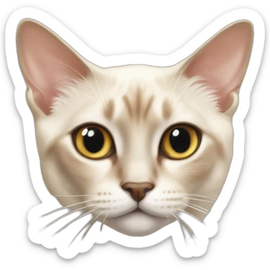 flamepoint-siamese-cat-crosseyed sticker