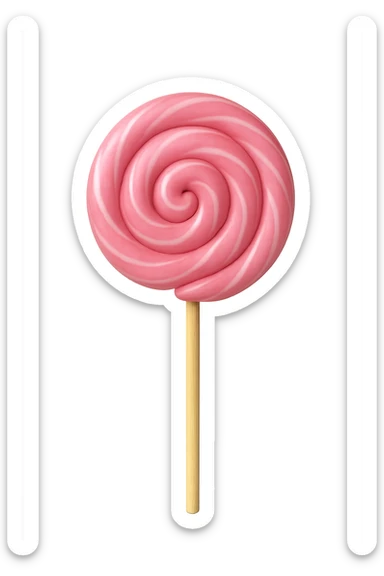 pink lollipop sticker