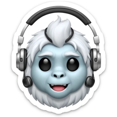 yeti headphones ai assitant sticker