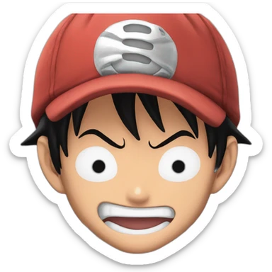 Luffy gear second position sticker