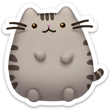 Pusheen plushie sticker