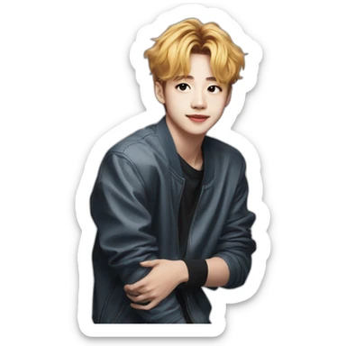 bangchan stray kids sticker