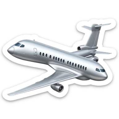 plane take off fother angle sticker