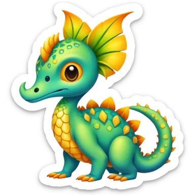 Colorful Exotic Pokémon-Digimon-Monster-Beast-Fakémon-hybrid-creature (full body) sticker