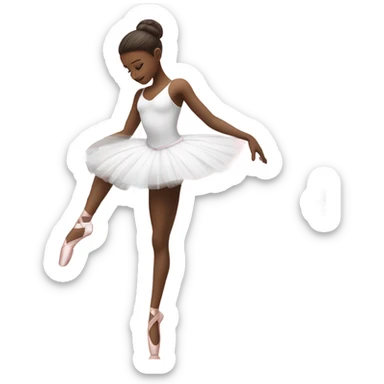 Ballerina vor Waschmaschine  sticker
