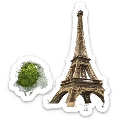 Eiffle tower in Paris sticker