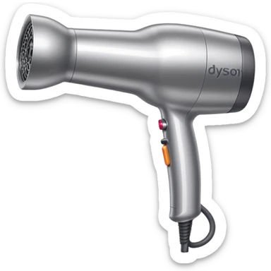 Dyson hair dryer sticker