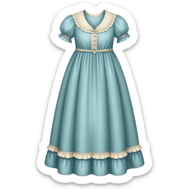 victorian nightgown sticker