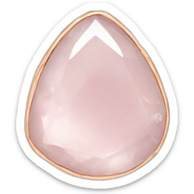 rose quartz necklace sticker