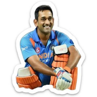 Ms dhoni sticker