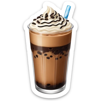 Oreo iced coffee no whipped cream sticker