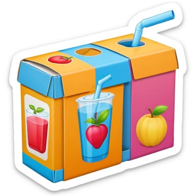 pack of juice sticker