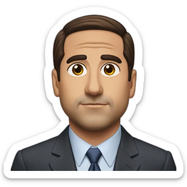 michael scott from the office sticker