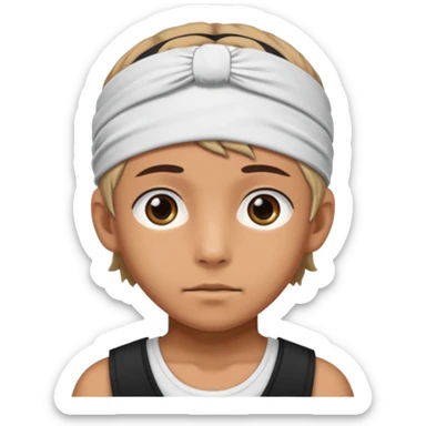 i want asta from black with his head band sticker