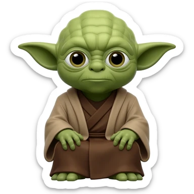 Yoda sticker