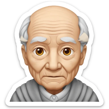 Wise Man B&W sticker