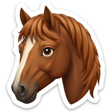 80'S CELEBRITY HORSE sticker