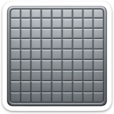 Light gray square with a checkered pattern 8x8 sticker
