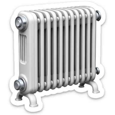 home heating radiator sticker