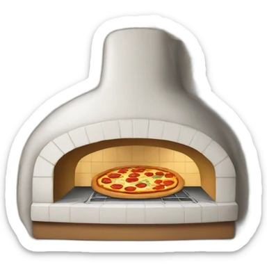 ceramic pizza oven mosaic sticker