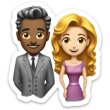 Mr Mrs Slots  sticker