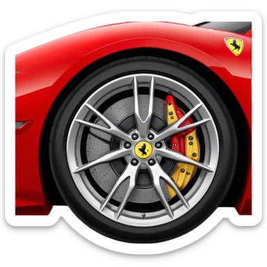 Ferrari 488 GTB - Ferrari (Model Year: 2020) (Iconic colour: Red) sticker