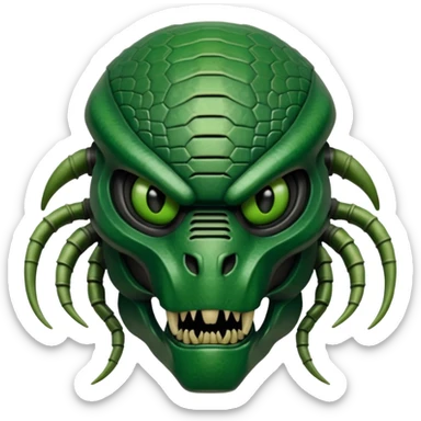 alien like in the movie predator   sticker