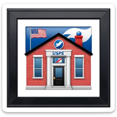 USPS post office sticker