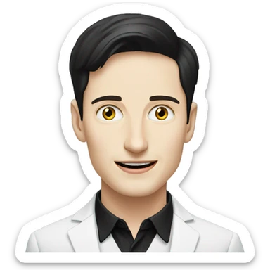 pavel durov surprised sticker