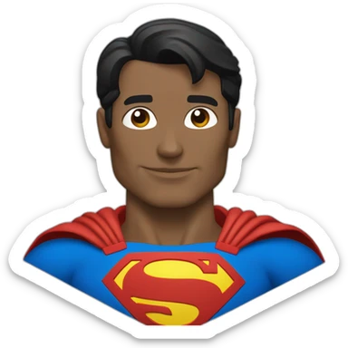Superman gentil sticker