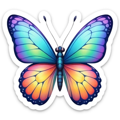 Un emogie de noeu papillon sticker